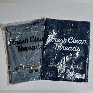 Fresh Clean Threads Men's Blue T Shirts